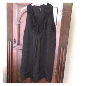 Cute sleeveless black dress